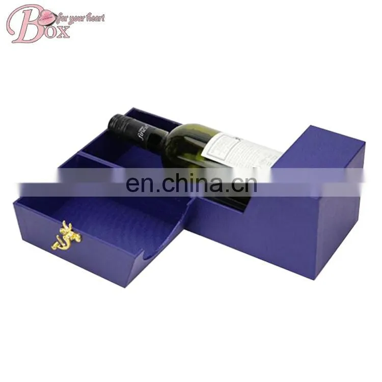Single Paper Cardboard Packaging Wine Glass Gift Boxes Wholesale