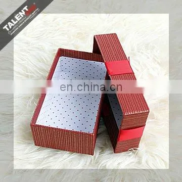 custom high class private design brand jewelry printed paper box