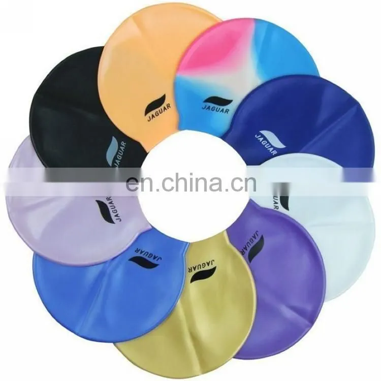 Multicolored Silicone Swim Cap / Swimming Hats from DR factory