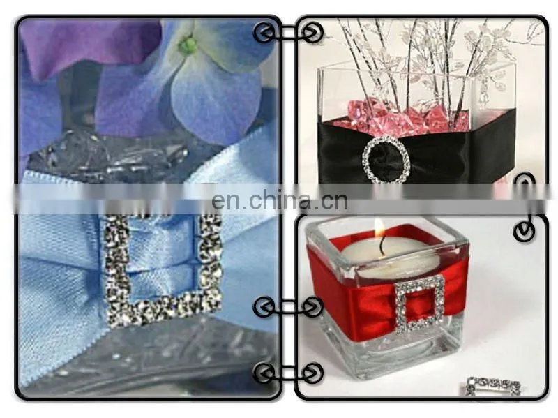 Fashion shiny rhinestone round buckle