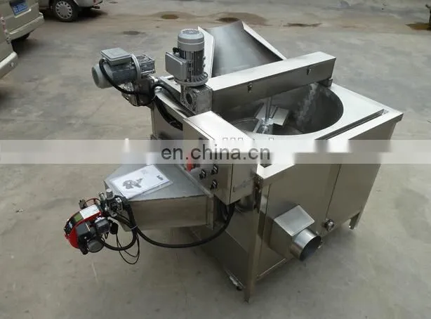 Continuous Nuts Fried Machinery Potato Chips Deep Fryer Automatic Frying Machine