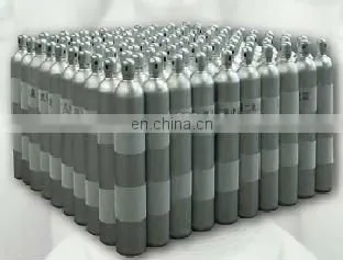 ISO9809 standard oxygen gas bottle with valve