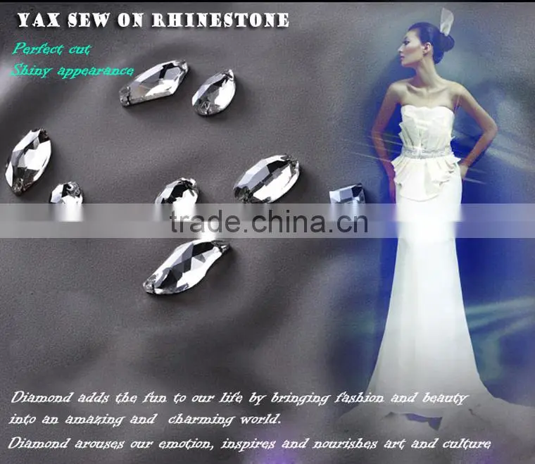 1223 Bulk Price Round flatback sew on crystal rhinestones for Clothing