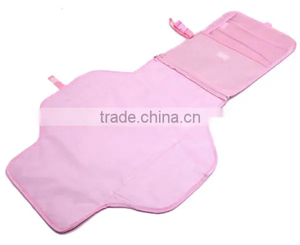 Fancy Pink Easy Clean Portable Diaper Changing Pad