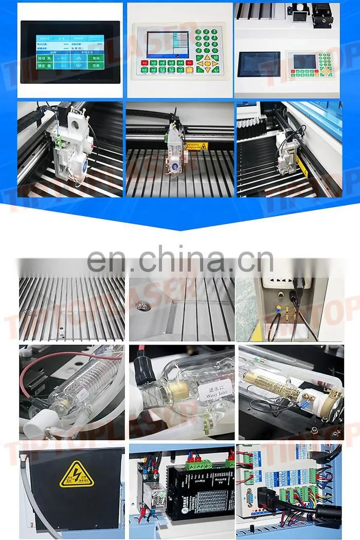 CNC Metal and Non Metal CO2 Laser Cutter 150W Laser Cutting with belt transmission