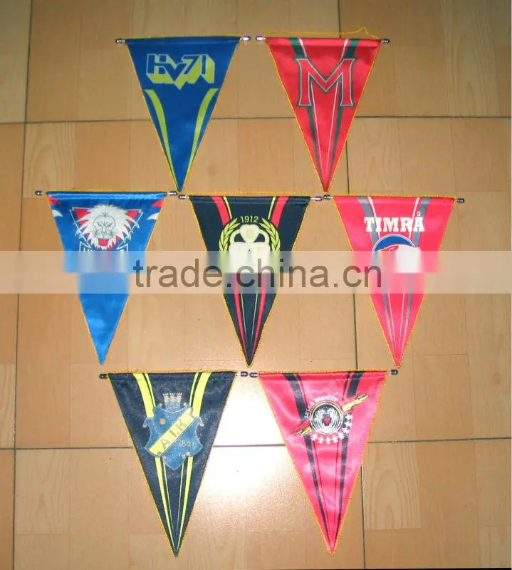 decorative triangle flag