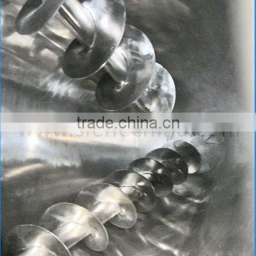 Double screw conical powder mixer