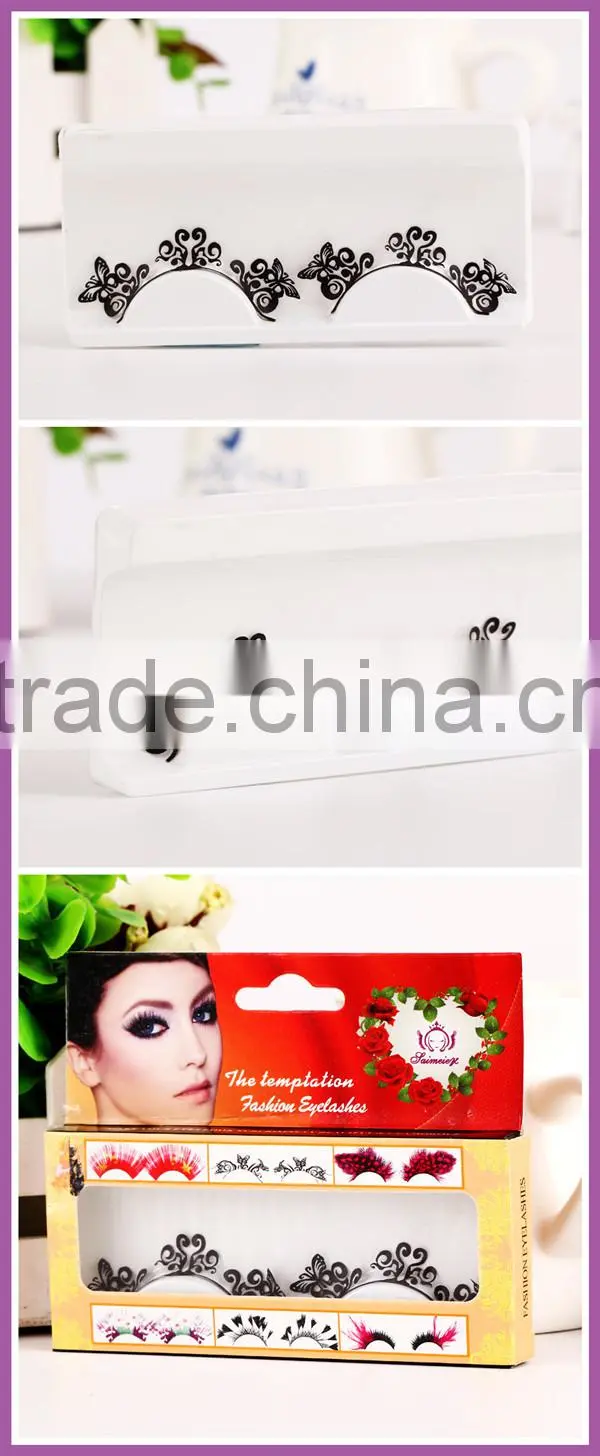 Chinese cutting Paper False Eyelashes butterfly shape