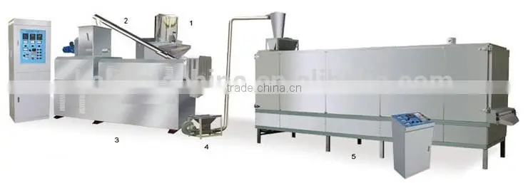 tvp textured soy protein making machine