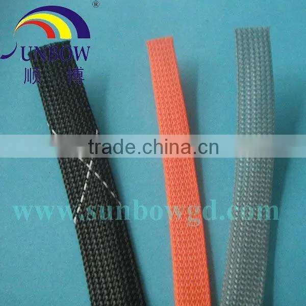 UL flame retardant PET braided cable wrap