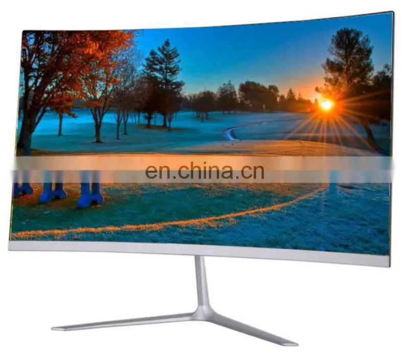 Free G sync curved display 24 inch 75hz 165hz gaming curved monitor