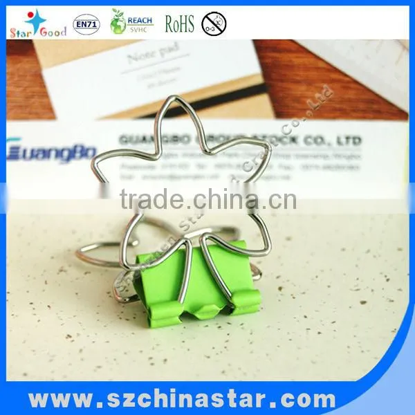 China manufacturer promotional metal binder clip