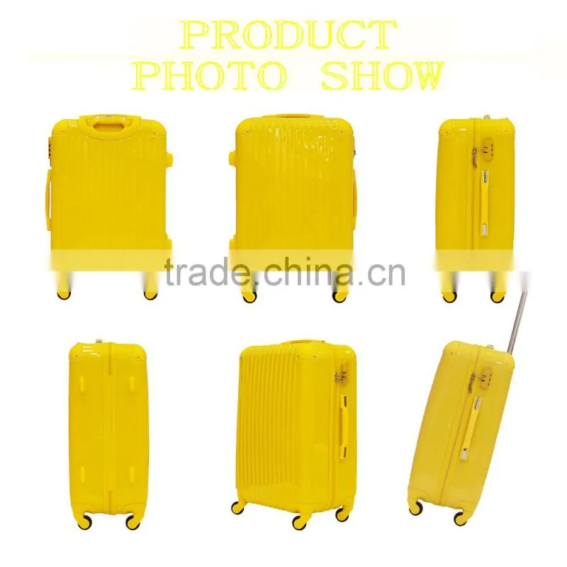 2015 pc abs 20/24/28 colorful hard shell luggage set Manufacturers recommend