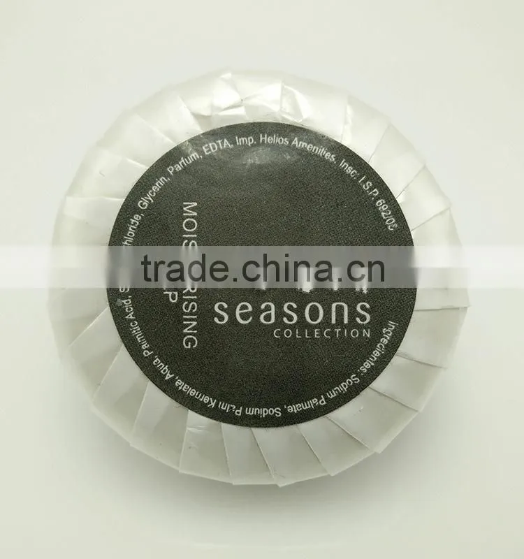 small organic hotel soap