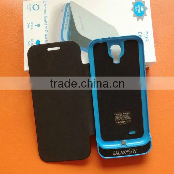 New arrival 4200 mAh external battery for Samsung galaxy S4 IV i9500