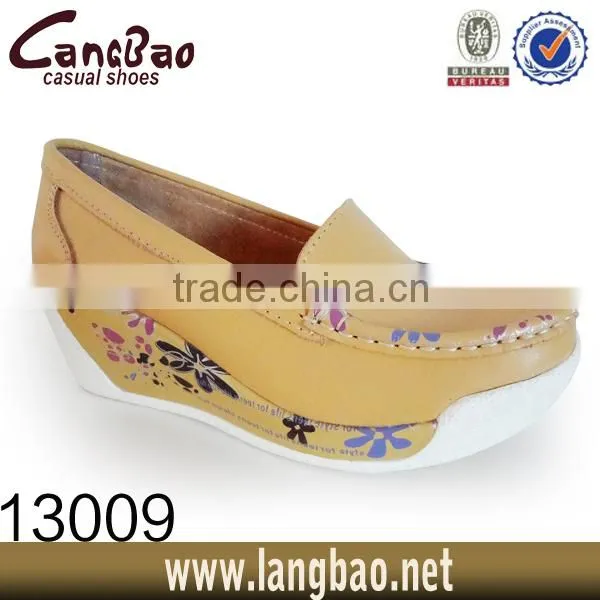 pictures casual leather ladies shoes