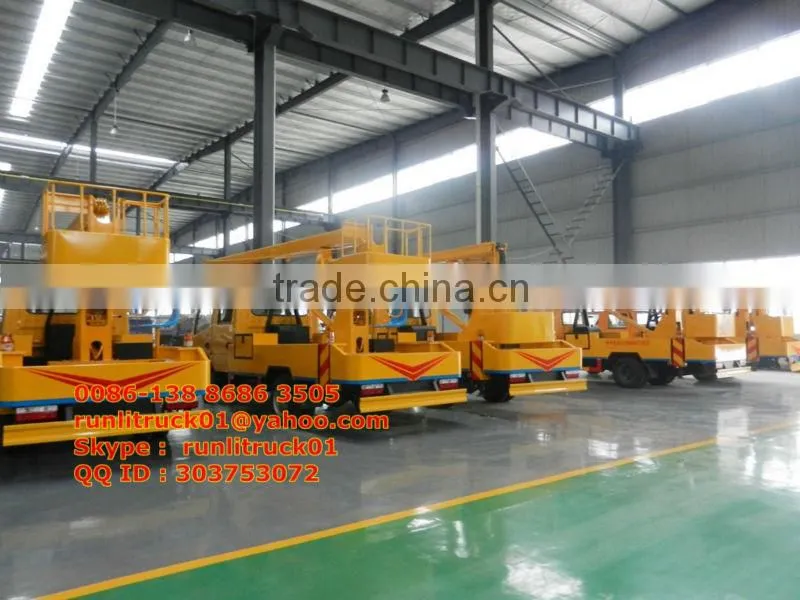JAC 4*2 18 miter aerial lifts,high-altitude operation truck,over head working truck