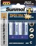 ni-ch 9v rechargeable battery