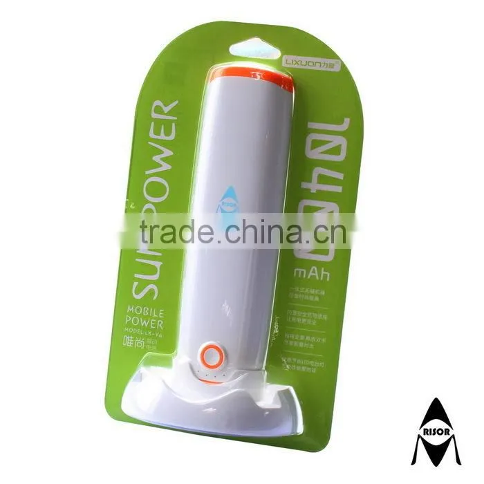 2015 unique 10400mah mobile phone power bank