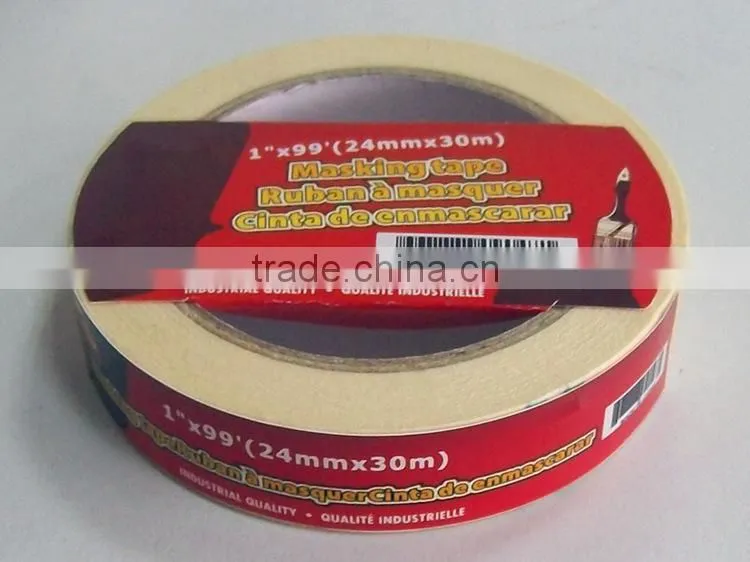 Masking Tape paper 24MM*30M Customized Size and Color OEM LOGO Printed