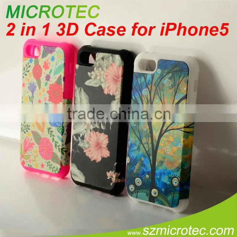 Sublimation bubble pack case for iphone 5