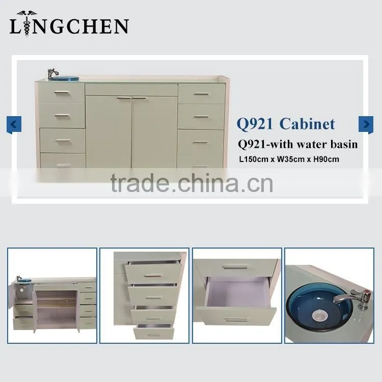 High graded steel dental mobile cabinet in dental clinic (Q921)