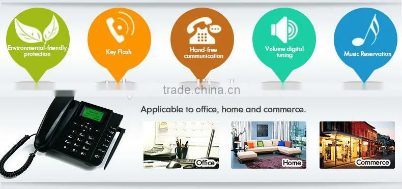 TPS300 color screen gsm fixed wireless phone