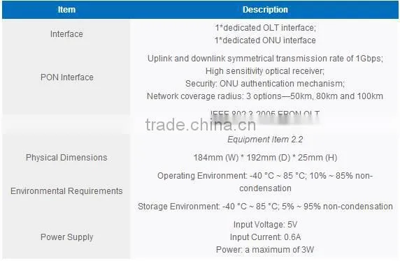 EA3302 EPON Link Amplifier EPON Repeater