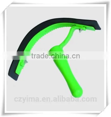 Plastic horse sweat scraper with comb