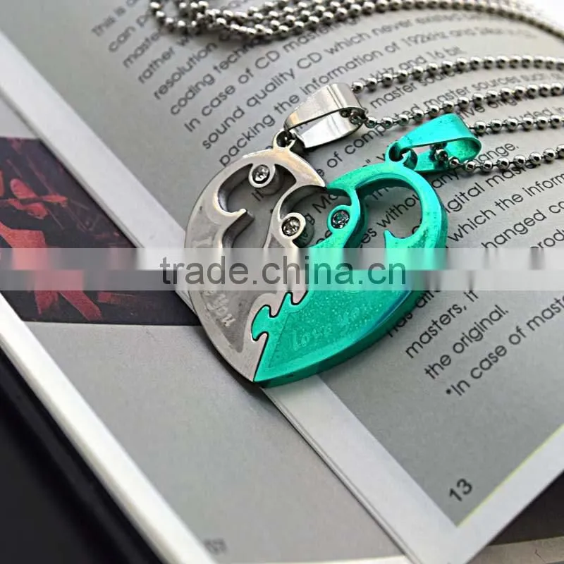 Wholesale Alibaba Charms Broken Heart Pendant Baby Accessories