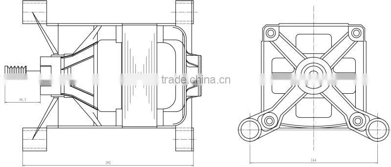 Universal Low Power Motor For LG Front Loading Washing Machine