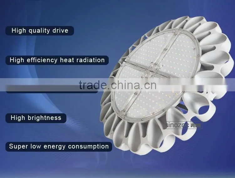 Sinozoc 5 years warranty 200w UFO High Bay Led Light LED Industrial Light Led High Bay 200w