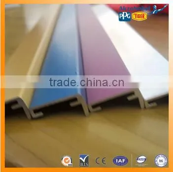 prime quality 6063-t5/T6 powder coated u shape aluminum extrusion profiles producer