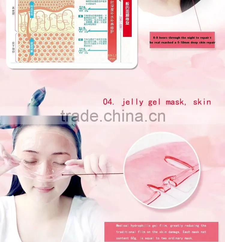 Rose Deep Moisturizing whitening Facial Mask Soft collagen Facial Mask