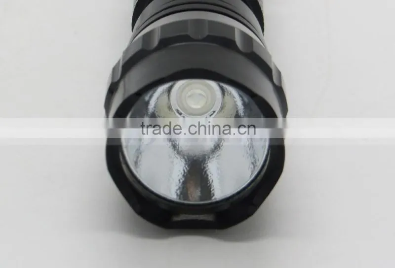18650 Green LED Lighting Torch High Power Aluminum Flashlight