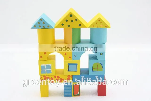 wooden car for kids baby toy with blocks for sale