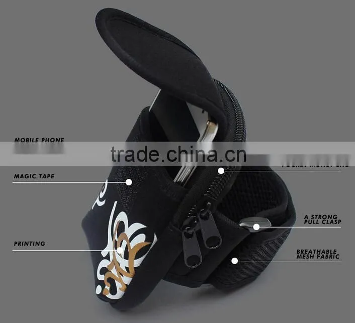 Morning Running Neoprene Bag ,Mobile phone Arm Bag