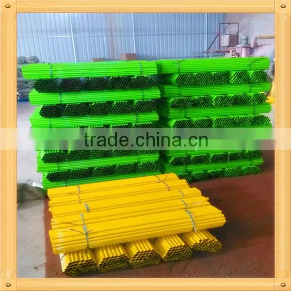 long black cap metal broom Handle /painting metal broom handle