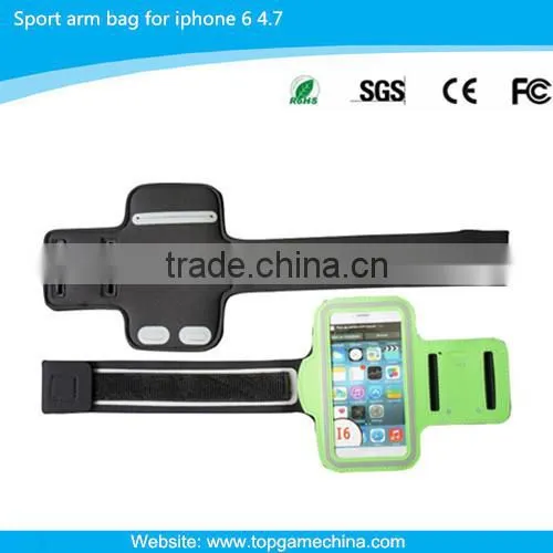 47*15.5cm Neoprene mobile phone arm bag for iPhone 6