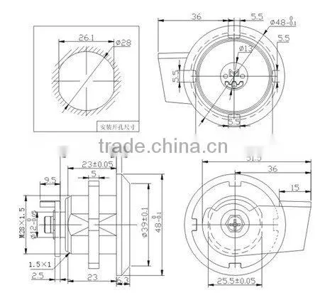 home security cylinder safe lock
