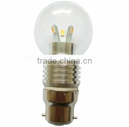 Promotional round shape bulb led light e17 e14 led candle lamp light