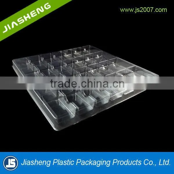 customizable clear ESD plastic blister tray for electronic parts
