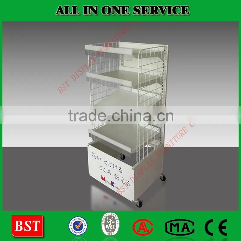 4 Tier Metal Fruit Vegetable Display Racks & Display Shelf