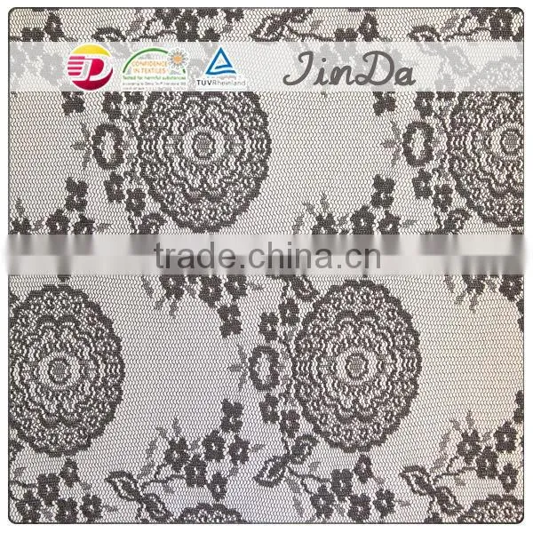 Factory price 100% nylon switzerland nylon lace fabric for fashion garments