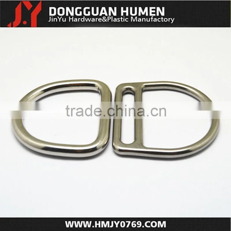 Hot sale stainless steel carabiner d-ring for luggage