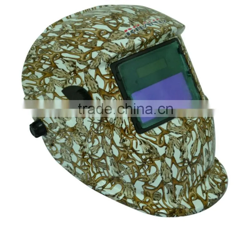 CE Skull decal solar auto Darkening welding helmet