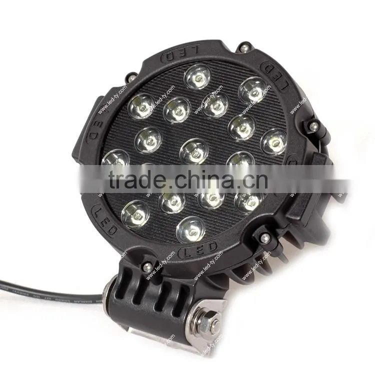51W LED Work Light 7" LED Offroad Light 4x4 LED Driving Lights