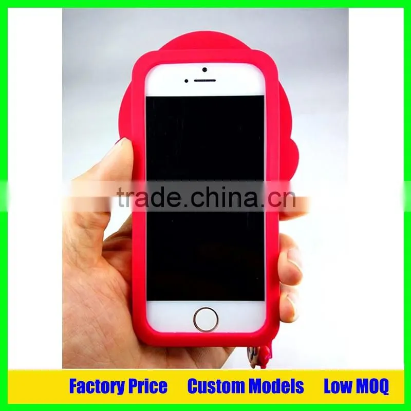 Newest design for mario phone case silicone cover for iphone6 case cover