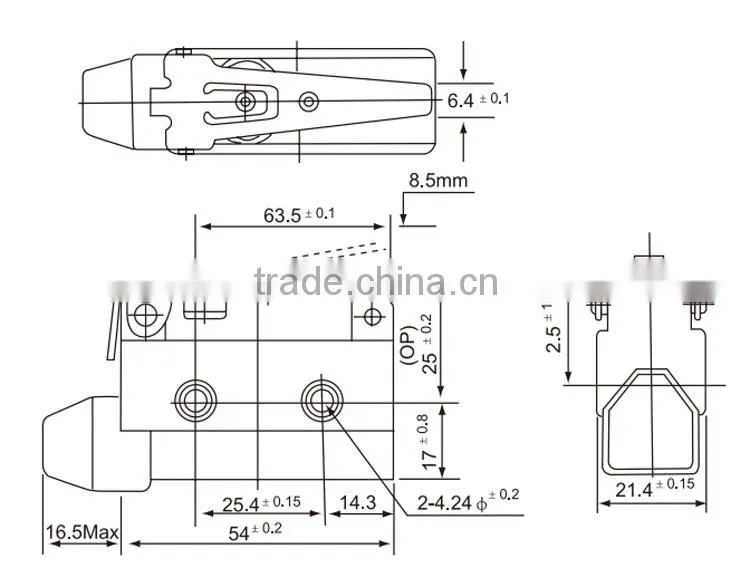 CNTD Supply Electrical Control Enclosed Waterproof Limit Micro Switch CZ-7140