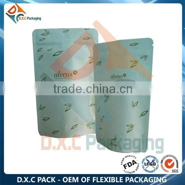 Three Sides Sealed Laminated Plastic Packaging Pouchs